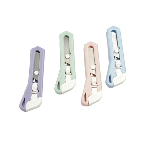 Morandi color mini utility knife, small and portable express unboxing knife, student handmade paper knife