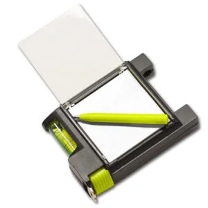 4-in1 Tape Measure with Level, Paper & Pen