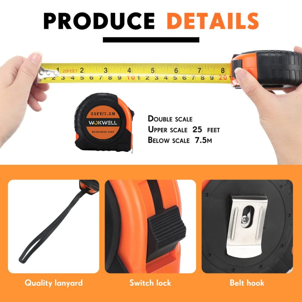 rubber coat abs measure tape 5m with logo