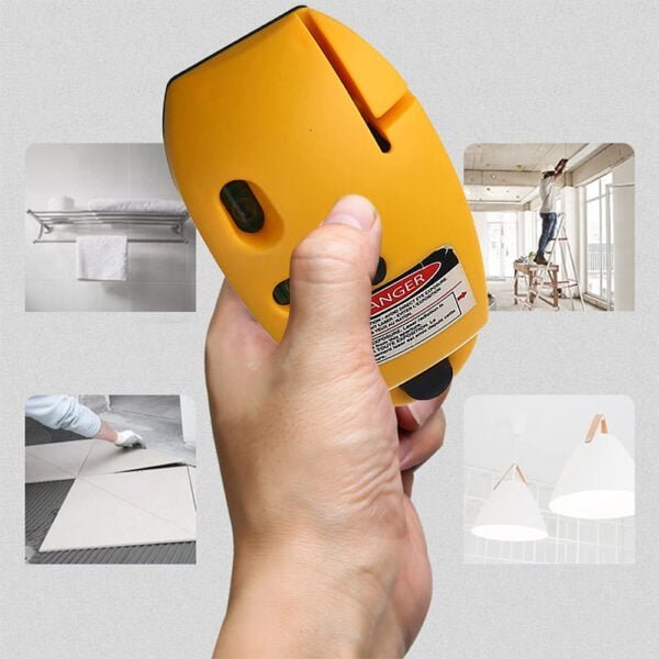 Level Tool 90° Measuring Laser Line Level Yellow Mouse - Image 3